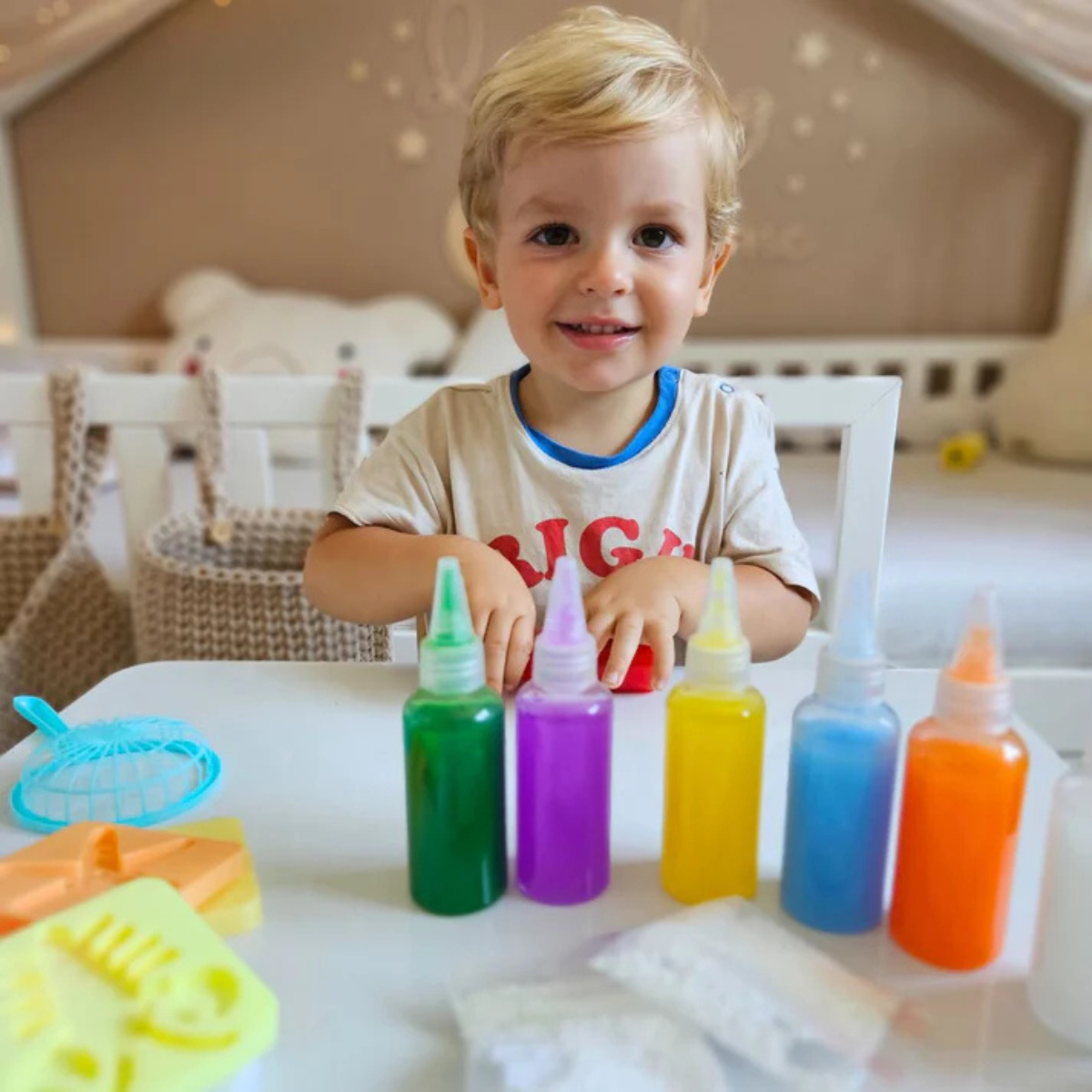 Magiczne wodne skrzaty z BROKATEM | Świat morski | 4, 8 i 12 kolorów | dla dzieci 3+