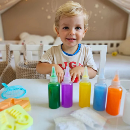 Magiczne wodne skrzaty z BROKATEM | Świat morski | 4, 8 i 12 kolorów | dla dzieci 3+