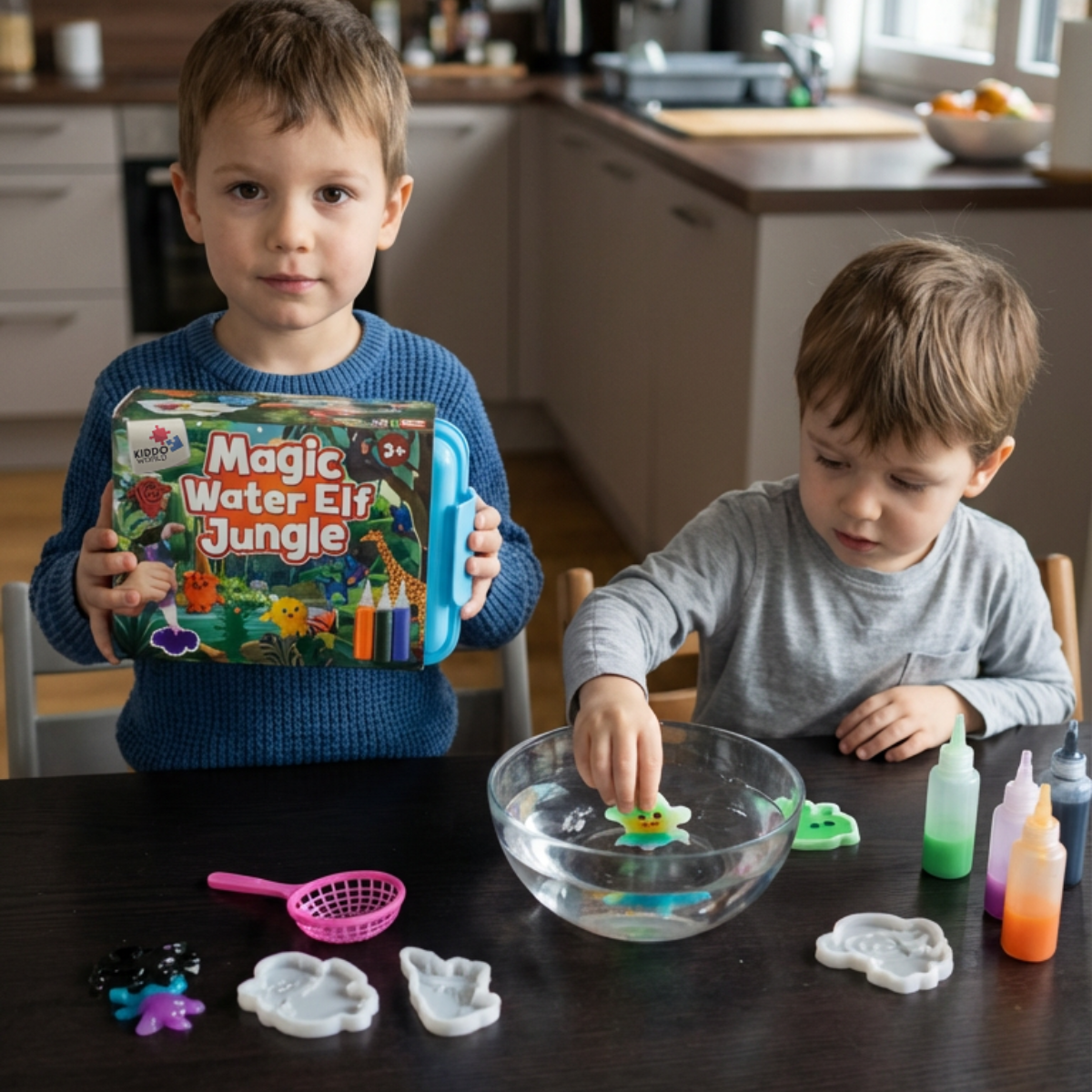 Magiczny Tropikalny Świat z Brokatem