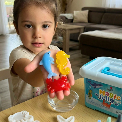 Magiczne wodne skrzaty z BROKATEM | Świat morski | 4, 8 i 12 kolorów | dla dzieci 3+