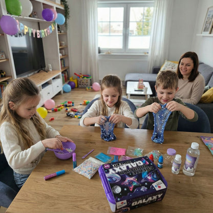 Galaxy Slime Kit | Sensoryczna zabawka STEM | dla dzieci 4+