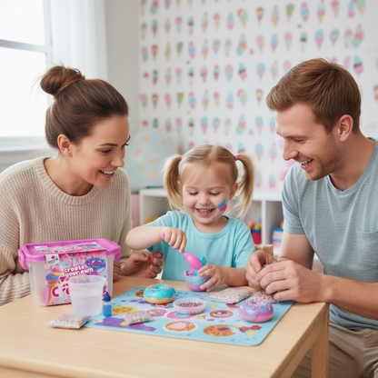 19-częściowy kreatywny zestaw SLIME | Lodowa zabawa