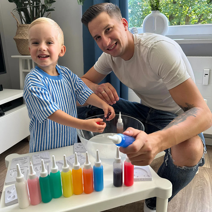 Magiczne wodne skrzaty z BROKATEM | Świat morski | 4, 8 i 12 kolorów | dla dzieci 3+