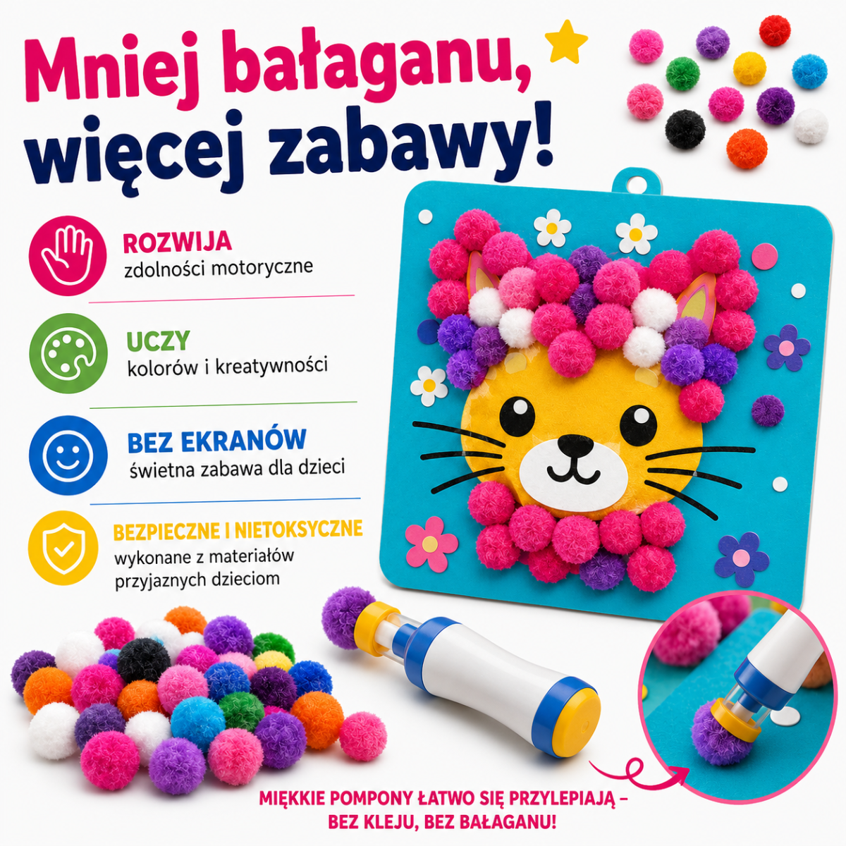 Zestaw Pom Pom – Wirusowa sensacja z TikToka