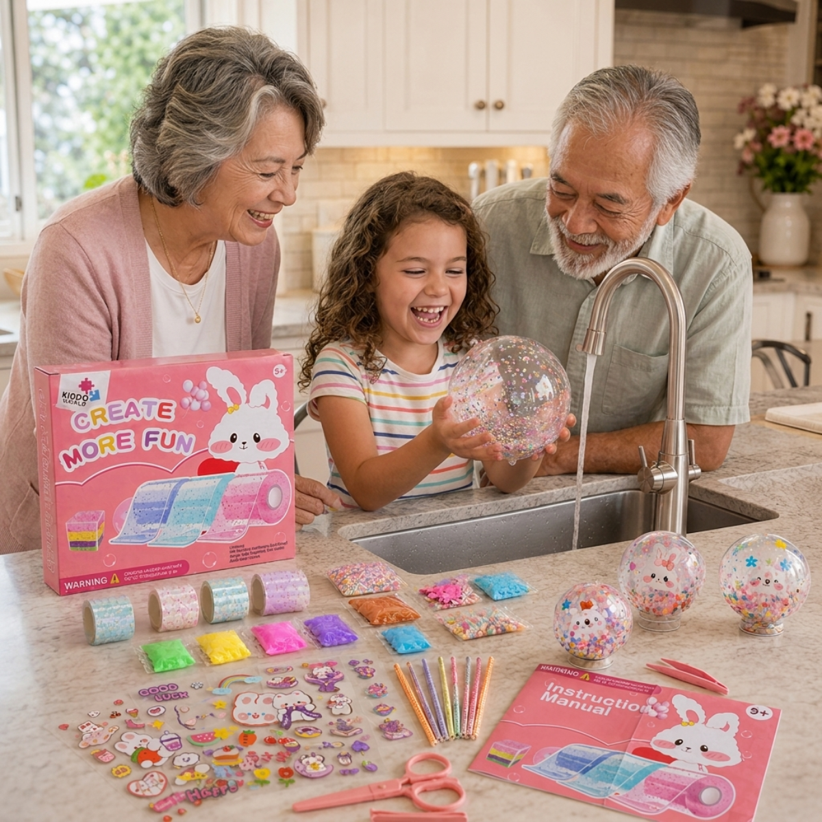 41-elementowy zestaw DIY Bubble Squishies (4+ lata)