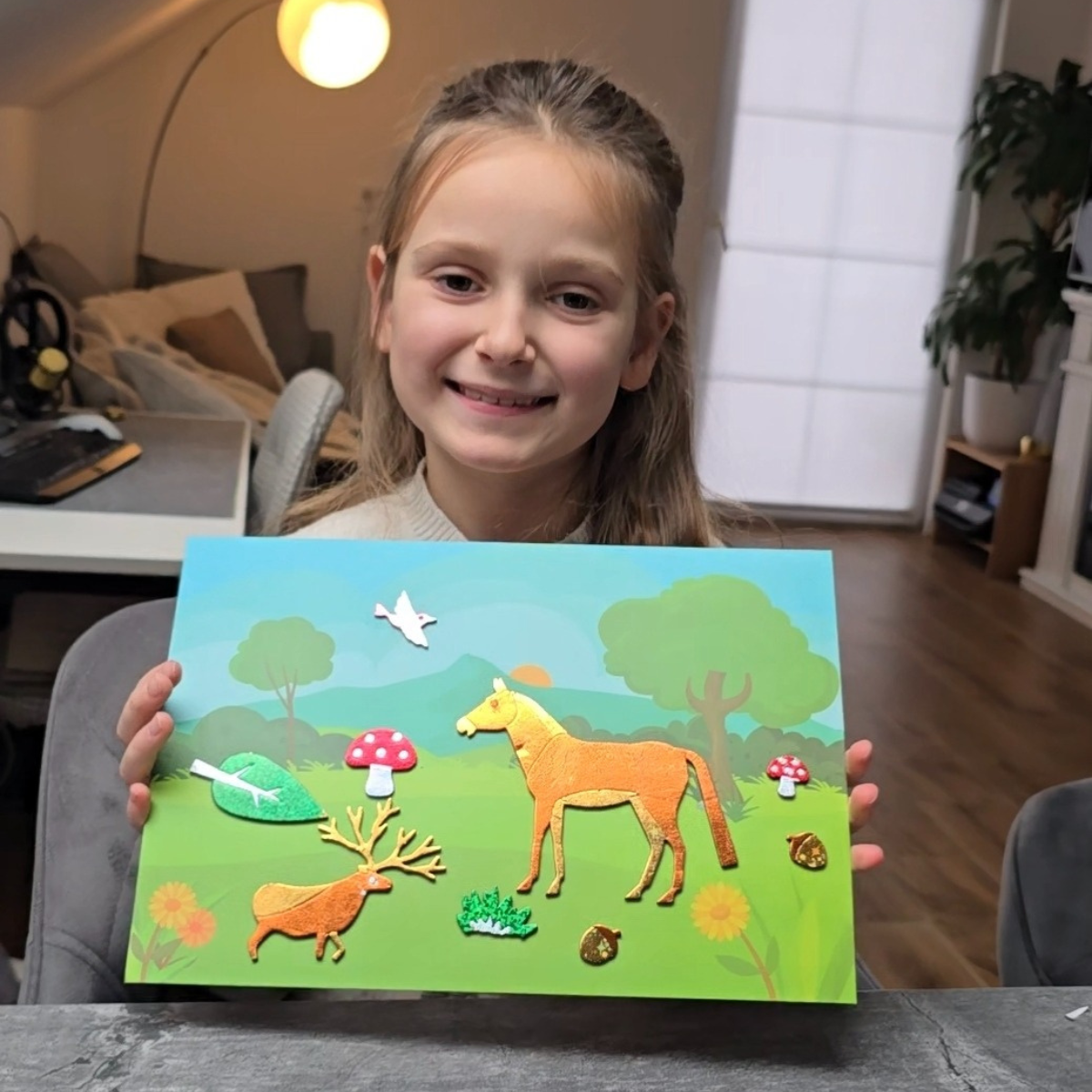 Foil Fun: Świat zwierząt | Kreatywny zestaw bez bałaganu (dla dzieci 4–9 lat)