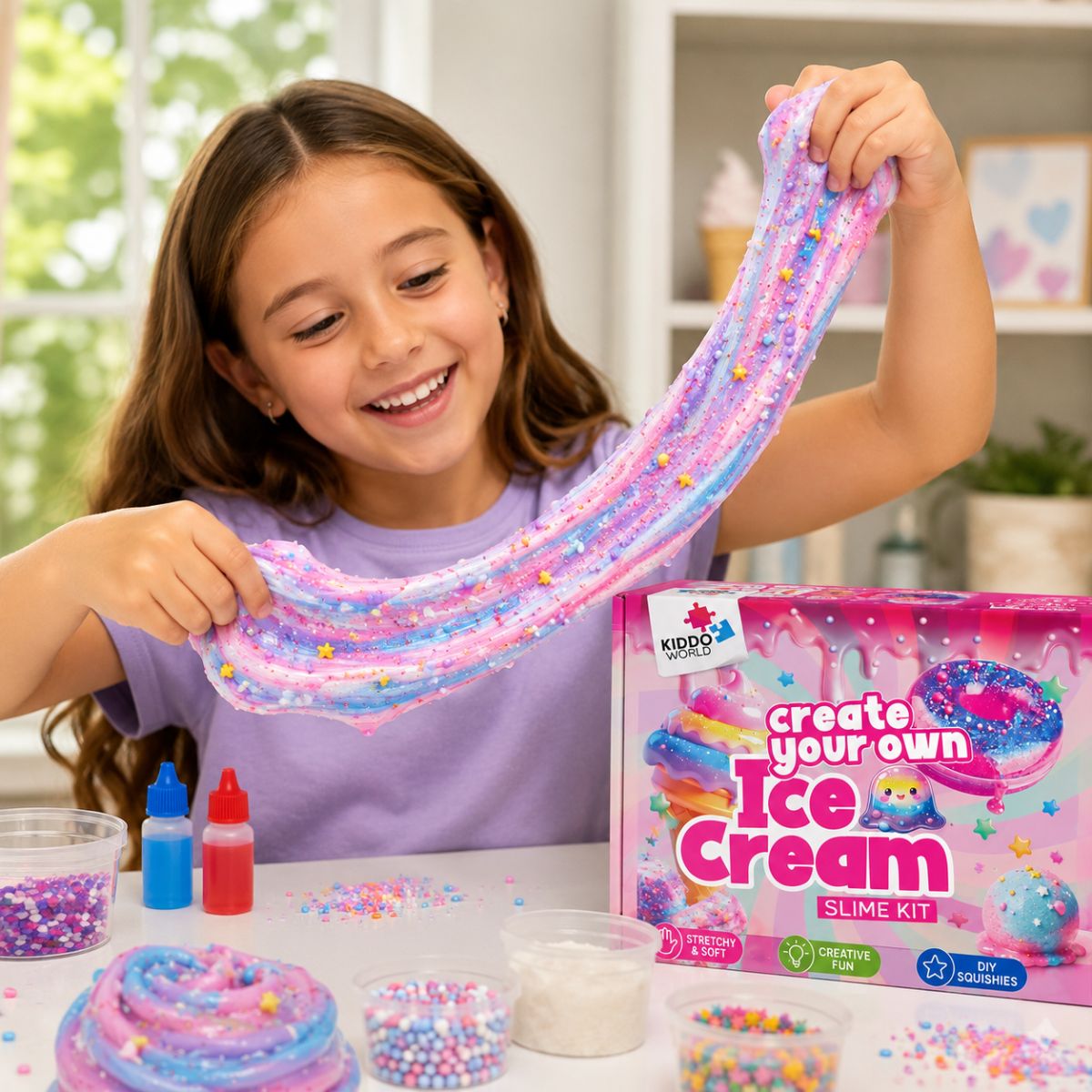 DIY Slime Squishies – Lody (4+ lata)