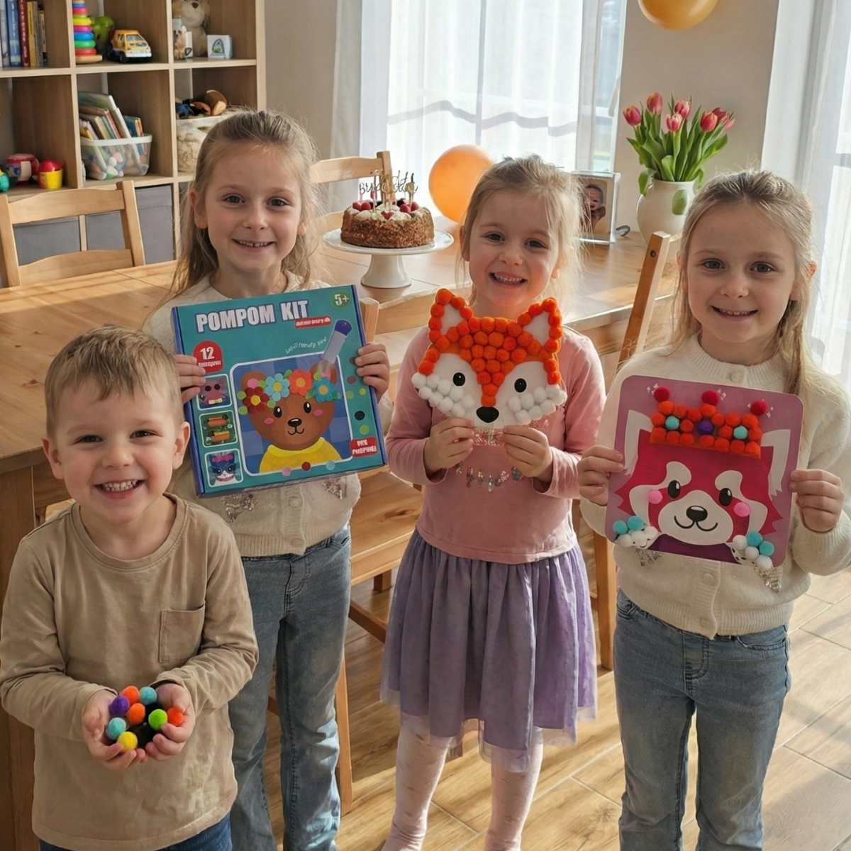 ZESTAW TOPSELLER: Magic Water Squishies & Pom Pom Kit