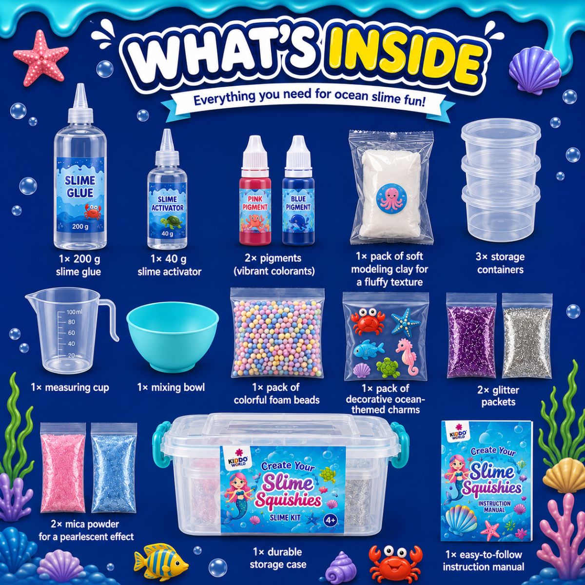 DIY Slime Squishies – Syrenka (4+ lata)