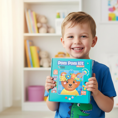 Zestaw kreatywny Pom Pom ze zwierzętami