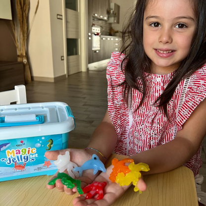 Magiczne wodne skrzaty z BROKATEM | Świat morski | 4, 8 i 12 kolorów | dla dzieci 3+