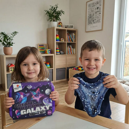 Galaxy Slime Kit | Sensoryczna zabawka STEM | dla dzieci 4+