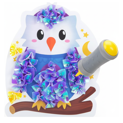 Tufting Kit | Sensoryczna kreatywna zabawa z kolorowymi elementami | dla dzieci 4+