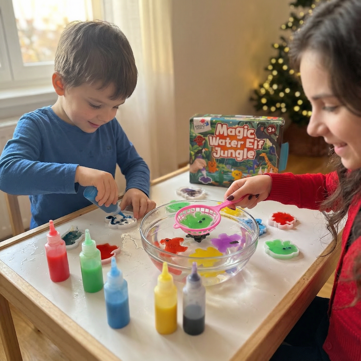 Magiczny Tropikalny Świat z Brokatem