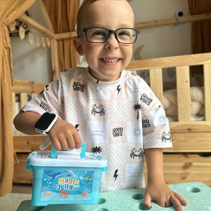 Magiczne wodne skrzaty z BROKATEM | Świat morski | 4, 8 i 12 kolorów | dla dzieci 3+