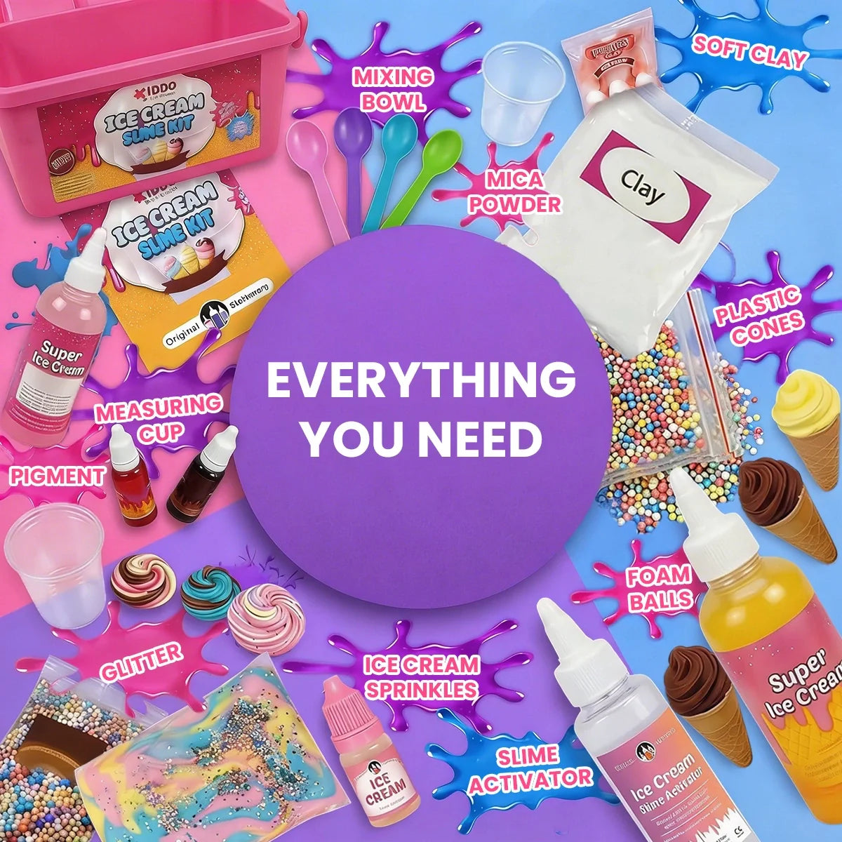 Ice Cream Slime – stwórz slime, który wygląda i pachnie jak prawdziwe lody! (4+ lata)