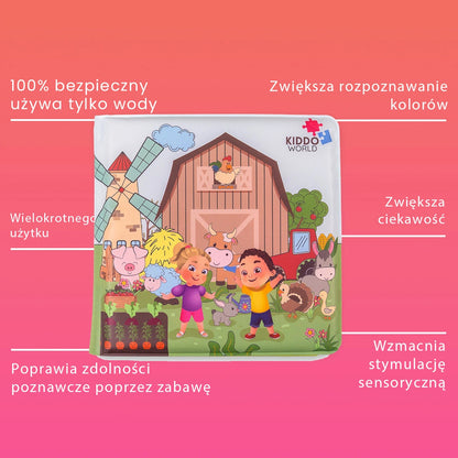 Książeczka do kolorowania wodą Farm (6+ miesięcy)