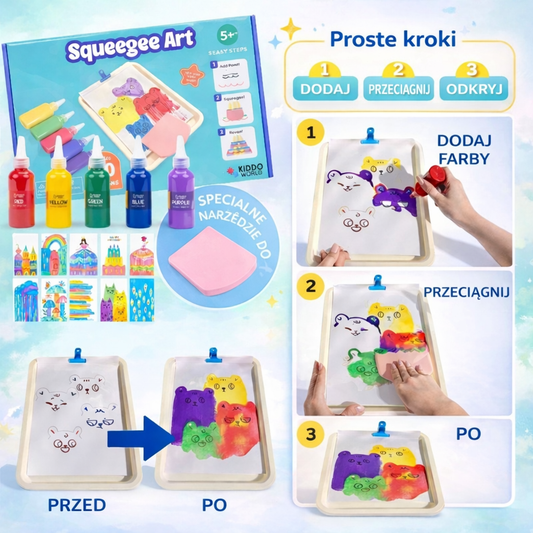 Squeegee Art | Magiczny Zestaw do Malowania