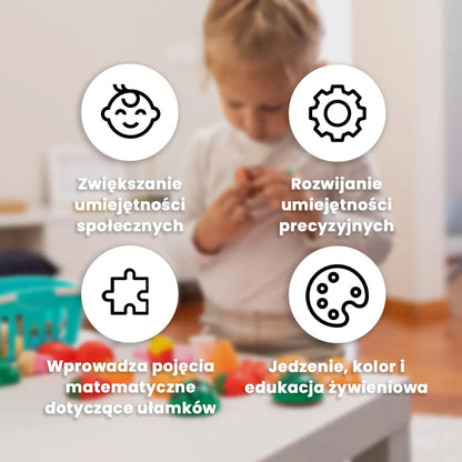 Zabawkowy Zestaw Kuchenny Montessori