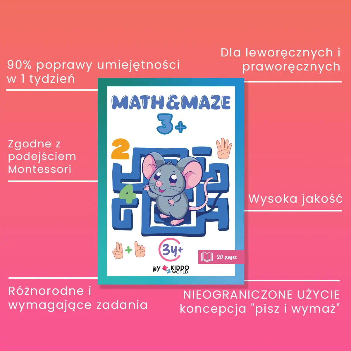 Zeszyt ćwiczeń Maze (3+ lata)