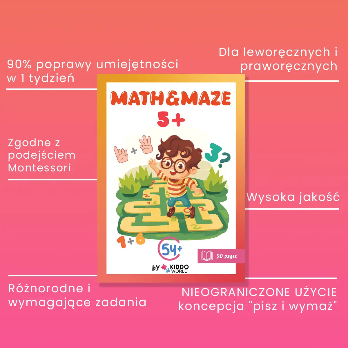 Zeszyt ćwiczeń Maze (5+ lat)