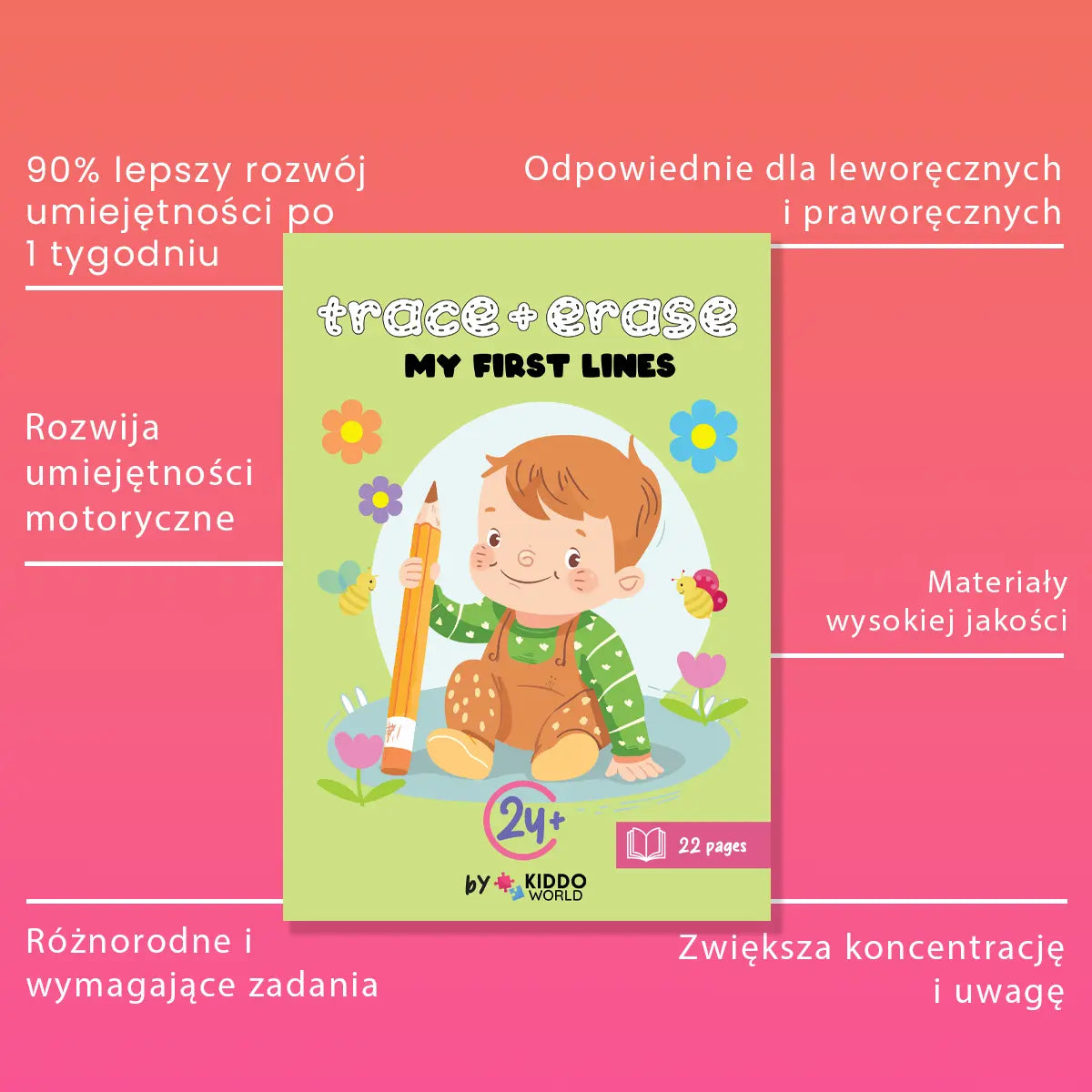 PISZ & ŚCIERAJ: My First Lines (2+ lata)