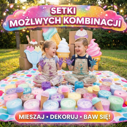 Nabierz, wymieszaj i stwórz: Mega Zestaw 42 el. do robienia lodowych Slime