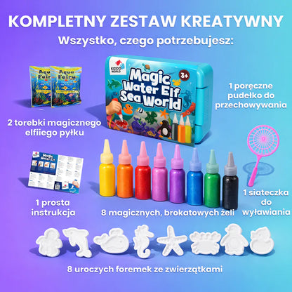 Magiczne wodne skrzaty, Świat morski, 8 kolorów i 8 foremek