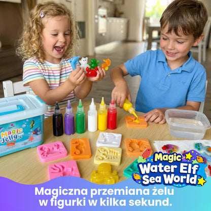 Magiczne wodne skrzaty, Świat morski, 8 kolorów i 8 foremek
