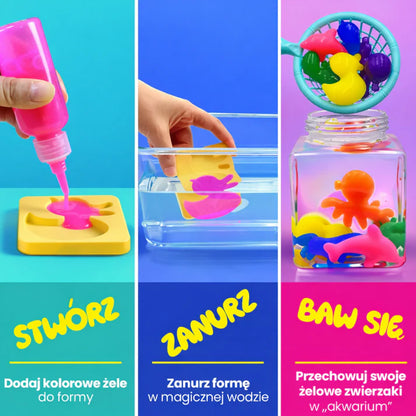 Magiczne wodne skrzaty, Świat morski, 8 kolorów i 8 foremek