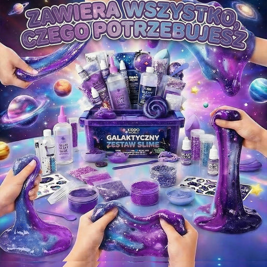 Galaxy Slime Kit | Sensoryczna zabawa STEM | dla dzieci 4+