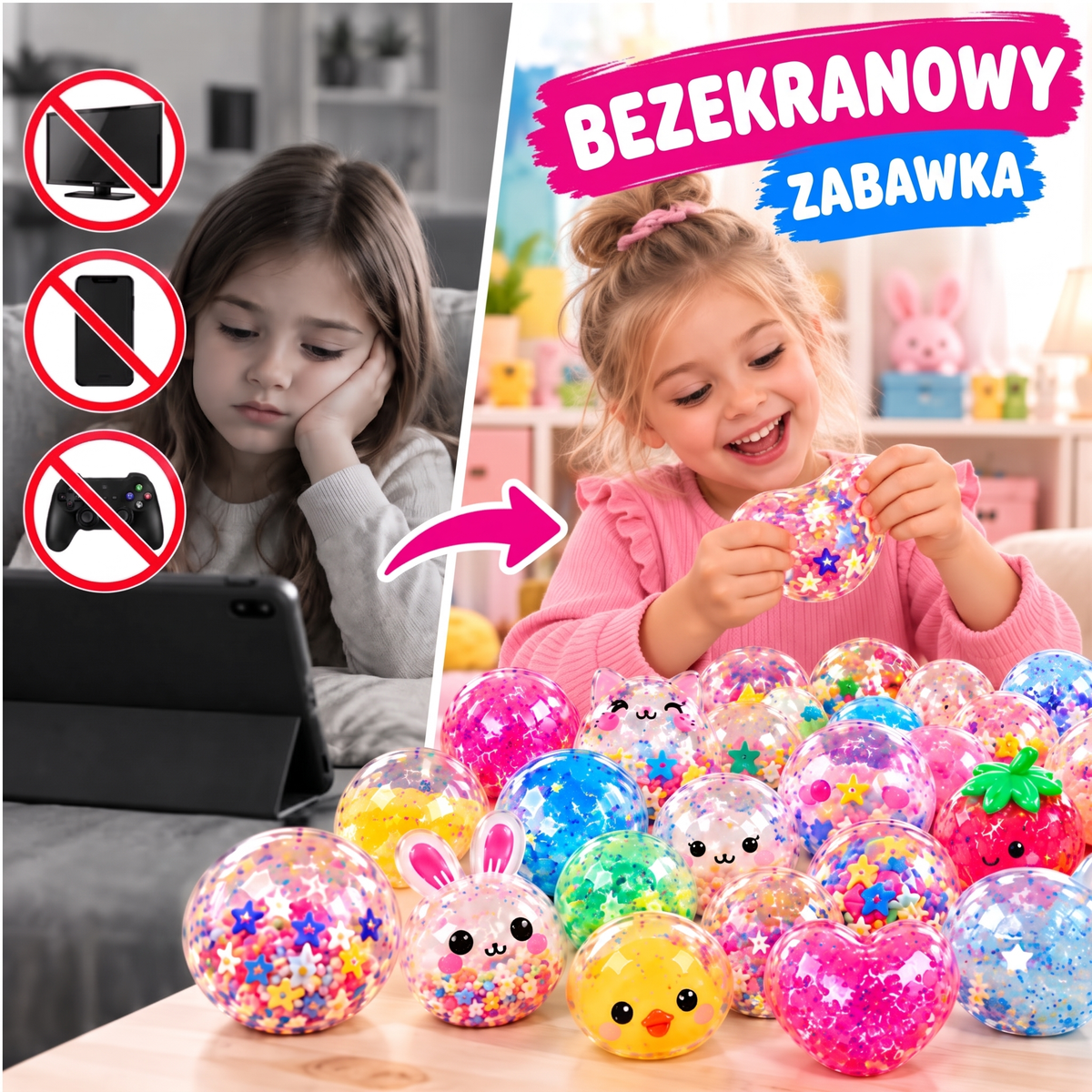Nano Tape Bubble Squishies – Kreatywny zestaw 41 elementów (4+ lata) – zdjęcie 8