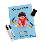 Curious Child: Zeszyt Montessori do śledzenia linii, liczb i wzorów (3+ lat)