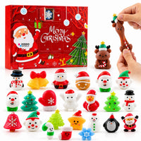 Świąteczny kalendarz adwentowy Squishy – 24 tajemnicze zabawki Squishy (3+ lata)