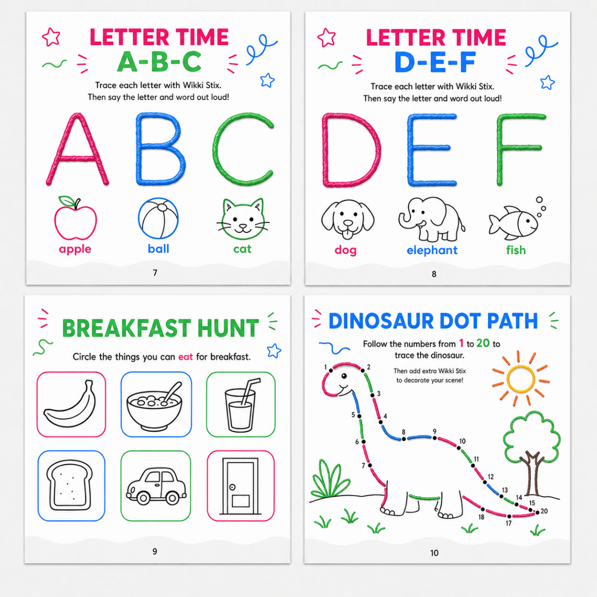 Wikki Stix: Wielka e-książka z zadaniami (30 stron i 40 zadań)