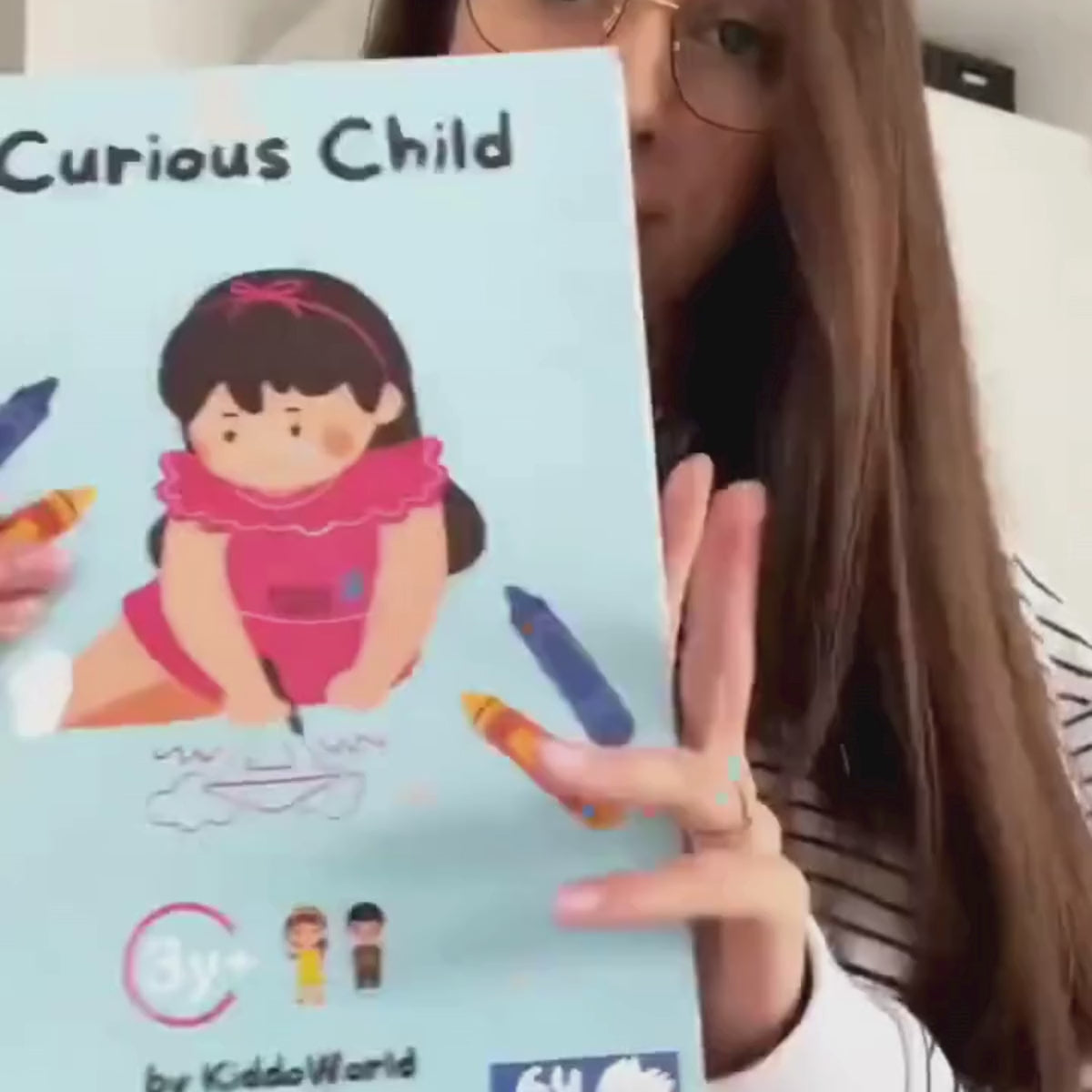 Curious Child | Zmazywalny zeszyt do nauki pisania i logiki (64 strony, 3+ lata)